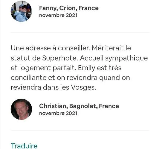 De Charme : A La Volette Nyaraló Plombières-les-Bains